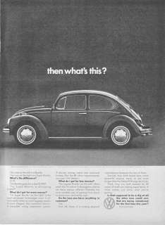 1971 Volkswagen Beetle Bug Whats This? Print Ad  
