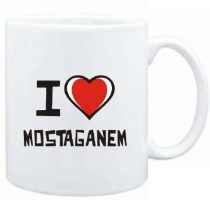 Mug White I love Mostaganem  Cities 