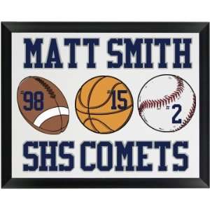 High School Sports Plaque Custom Wood Plaque