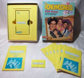 1986 HONEYMOONERS TV VCR BOARD GAME JACKIE GLEASON  