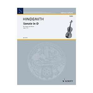  Violin Sonata D Major, Op. 11, No. 2 Composer Paul Hindemith 