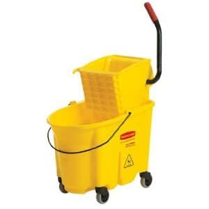  26 Quart Yellow Mop Bucket & Wringer Combo (7580 18 