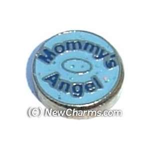  Mommys Angel Floating Locket Charm Jewelry