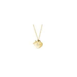   with Cross Charm in 14K Gold Vermeil (1 Name and 1 Date) ss/gold necks