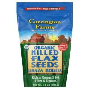 Carrington Farms Milled Flax Seeds, Linaza Molida (6/14 OZ)