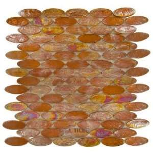  Moderna collection   2 x 3/4 glass tile in carmel brown 