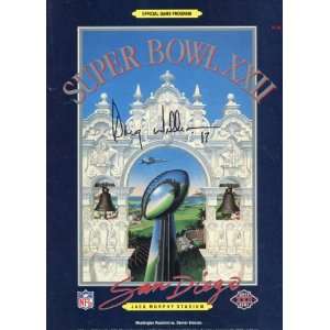  Doug Williams Autographed Super Bowl XXII Game Program 