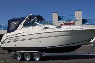   HP ONLY 100 HRS 2004 MONTEREY 30 FT CRUISER TWIN 270 HP ONLY 100 HRS
