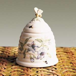    Butterfly Meadow Beehive Honey Pot by Lenox China