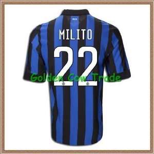  milito inter milan home jersey 11/12++thailand quality 