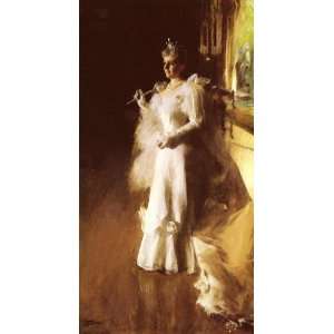 Hand Made Oil Reproduction   Anders Zorn   32 x 60 inches   Mrs 
