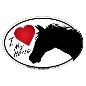  I Heart My Horse Magnet Automotive