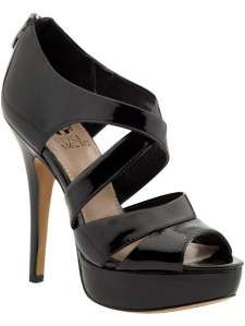 Womens Shoes NIB Vince Camuto MELVA Platform Sandal Heels Black 