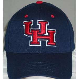 Houston Cougars Wool Team Color One Fit Hat