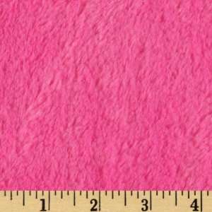  62 Wide Minky Candy Pink Fabric By The Yard Arts 