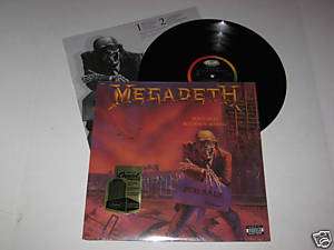 Megadeth Peace Sells LP, 180 Gram Vinyl, metallica  