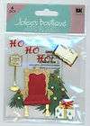 Jolees MALL SANTA 3D Stickers Christmas tree gifts ho 