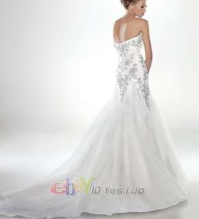 2011 White Wedding Dress Gown Size 6 8 10 12 14 16 18++  