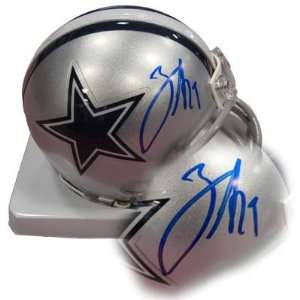 Miles Austin Autographed Mini Helmet   Autographed NFL Mini Helmets