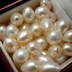 12 pairs AA black drip Freshwater Cultured Loose Pearl items in The 