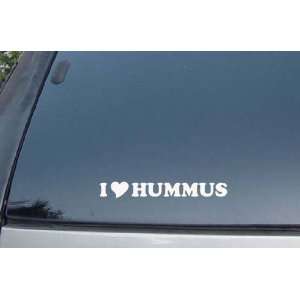  I Love Hummus Vinyl Decal Stickers 