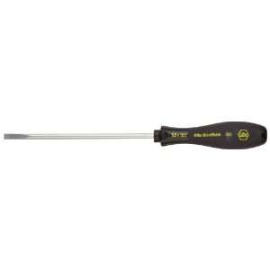   Slotted Screwdriver with MicroFinish Handle, Cabinet Tips, 5.5 x 150