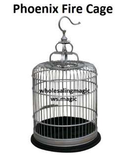   Fire Cage To Dove Party Show Stage Illusion Fire Dove Magic Trick NEW