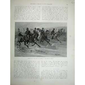  1886 Charge New Zealand Cavalry Battle Orakau War Men 