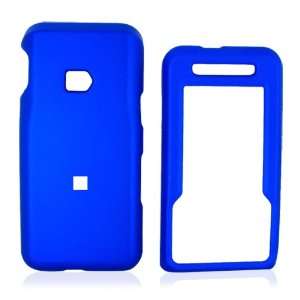 For Metro PCS ZTE C70 Rubberized Hard Plastic Case Blue 