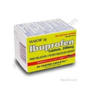 Ibuprofen (200 mg)   24 Caplets