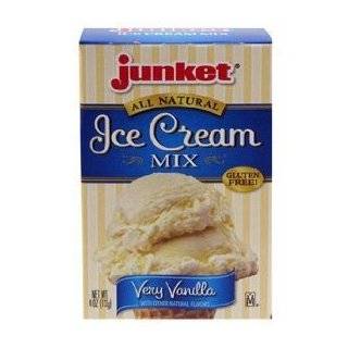 Junket Vanilla Ice Cream Mix, 4 Ounce (12 Pack)  Grocery 