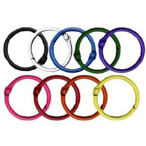  3 Colored Metal Binding Rings
