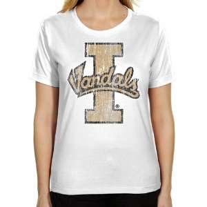  Idaho Vandal T Shirts  Idaho Vandals Ladies White 