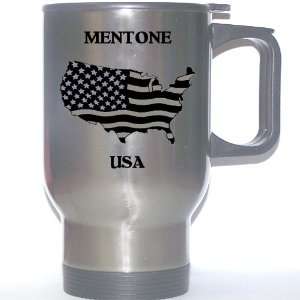  US Flag   Mentone, California (CA) Stainless Steel Mug 