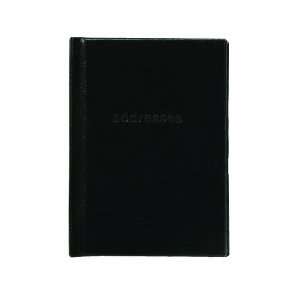  Markings by C.R. Gibson Black Bonded Leather Mini Address 