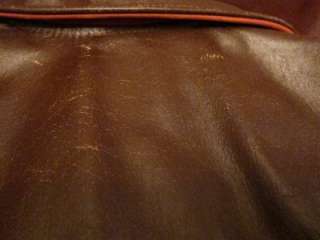 Vtg 70s Custom Made Mens Leather Rodeo Western Barn Blazer Jacket Coat 