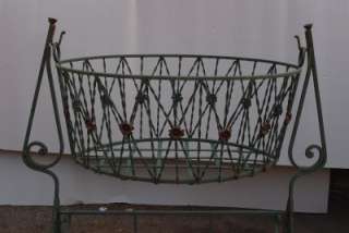 French Wrought Iron Basket / Planter   Large   Garden  
