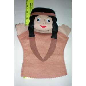  Indian Girl Hand Puppet    Great For Childrens Activity 