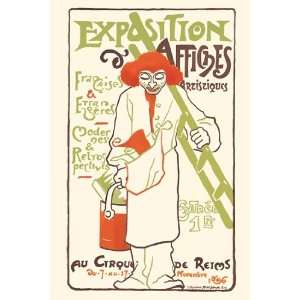  Exposition dAffiches   Poster by Ernest Kalas (12x18 