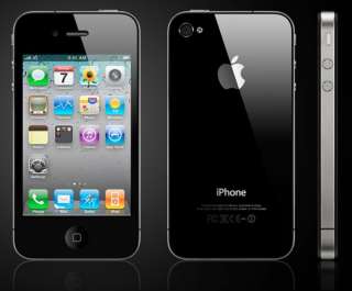 NEW APPLE IPHONE 4 16GB BLACK CELL PHONE AT&T GSM WIFI GPS TOUCH 