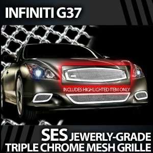  2008 2010 Infiniti G37 Coupe SES Chrome Mesh Grille (top 