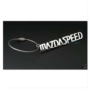  Mazdaspeed 3D Chrome Emblem Keyring Automotive