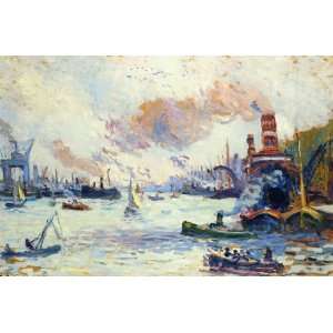   Oil Reproduction   Maximilien Luce   24 x 16 inches  