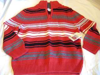 NWT Green Dog from  a Red striped SWEATER size 4T  