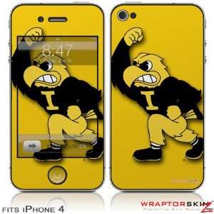iPhone 4 Skin   Iowa Hawkeyes Herky on Gold (DOES NOT fit newer iPhone 