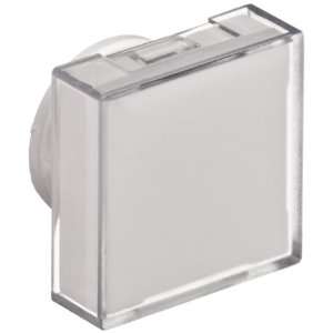 Omron A165L AW Push Button, IP65 Oil Resistant, LED Lighted, Square 