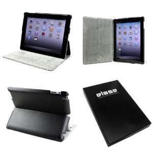 Elsse (TM) Premium Folio Case for iPad 2 / iPad 3 / the New iPad With 