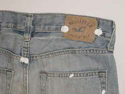 HOLLISTER HERMOSA BEACH LOW RISE DESTROYED BOOT JEAN 28  