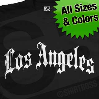 Los Angeles Gothic T Shirt   All Sizes and Colors Avail  