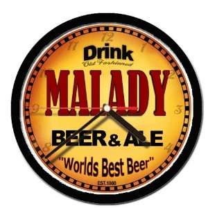  MALADY beer and ale cerveza wall clock 